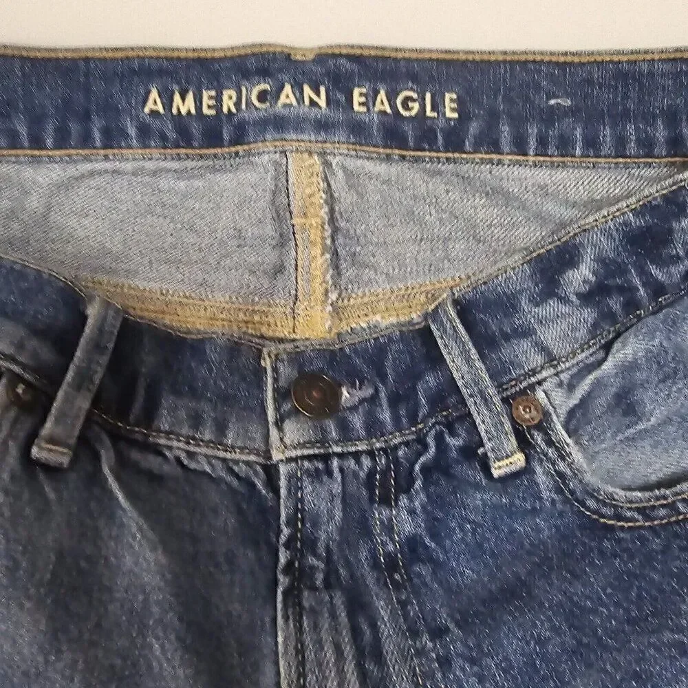 American Eagle - size 12‎ - Highest Rise 90s Boyfriend Denim Shorts